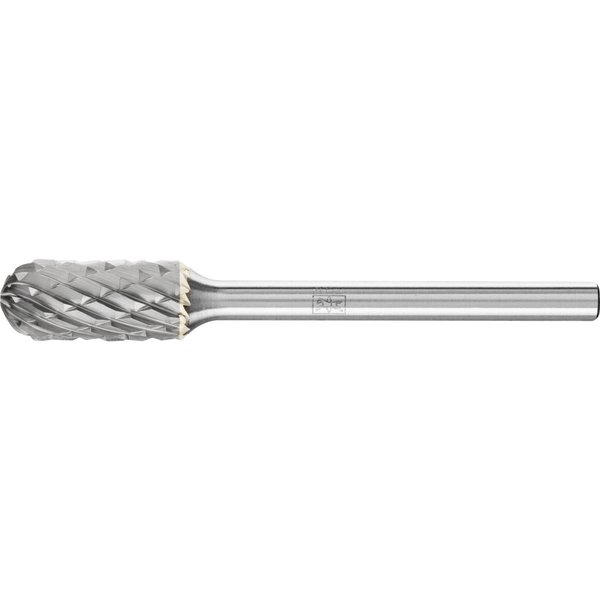 Pferd Carbide Bur - Cylind. (Radius End), DBL Cut - 1/4" x 1/2" x 1/8" Shank - SC-51 23202